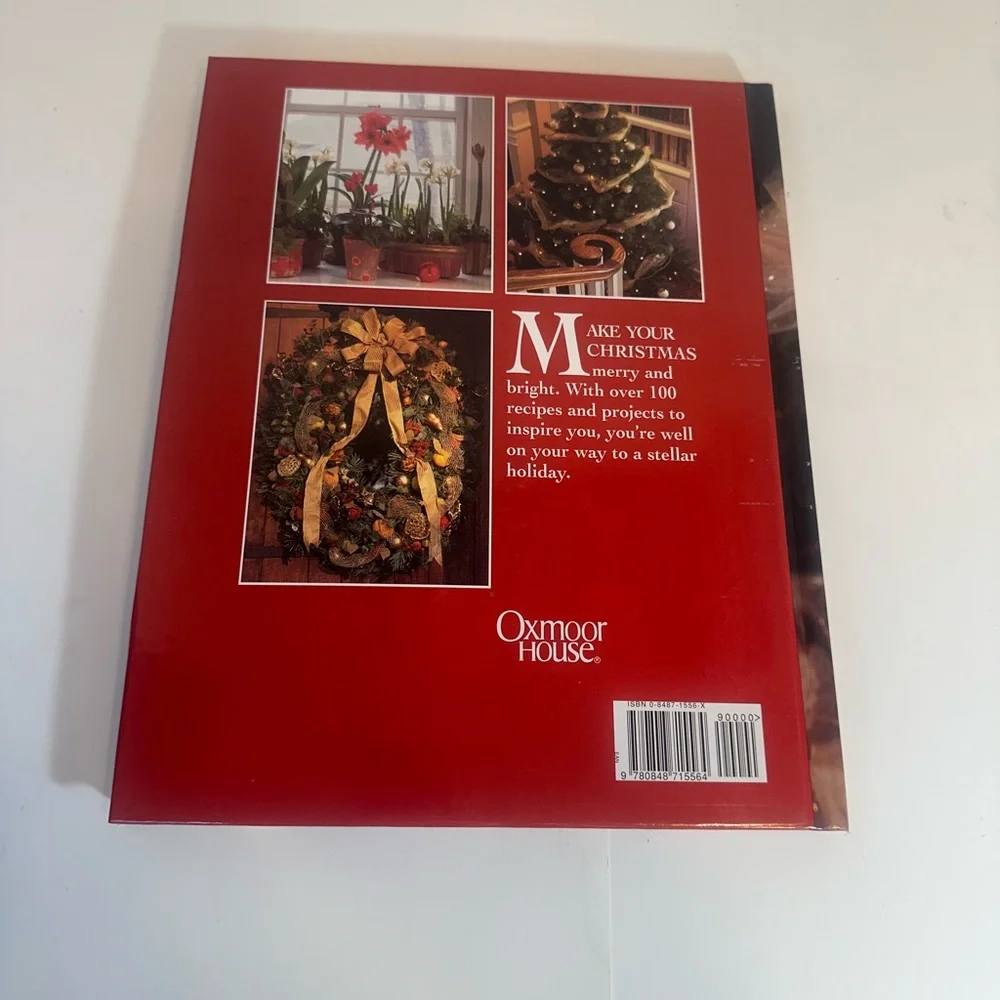 Christmas with Southern Living 1997 Hardcover Holiday‎ Recipes Decorating Book